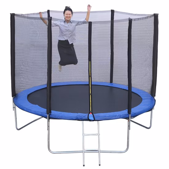 Big Trampolines Hot Selling Gymnastic Outdoor 16FT Trampoline with Protective Net