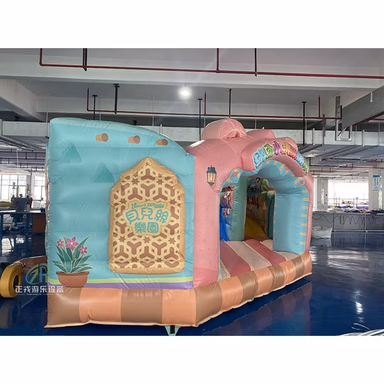 Mini trampolim retangular pequeno para uso interno comercial infantil inflável