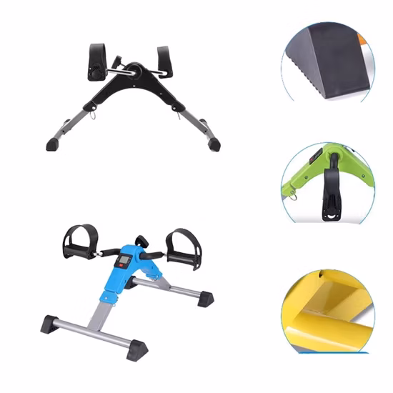 Exercitador de pé e braço portátil mini bicicleta ergométrica dobrável Wyz21844