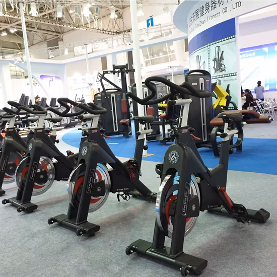 Bicicleta vertical para musculação esportiva interna comercial Ginásio em casa Equipamento de ginástica estacionário Bicicleta de exercício magnética a ar