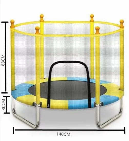 Trampolins profissionais de salto e fitness redondos grandes redondos de 6 pés para exercícios e saltos para ambientes internos e externos